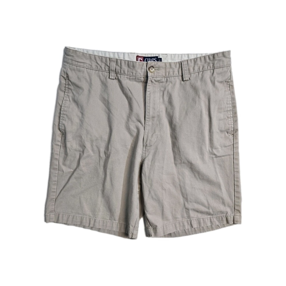 Chaps Men's Chino Shorts Beige  36  Cotton